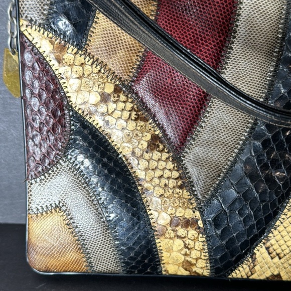 Supreme Vintage Python Snake Patchwork Bag - Picture 13 of 17